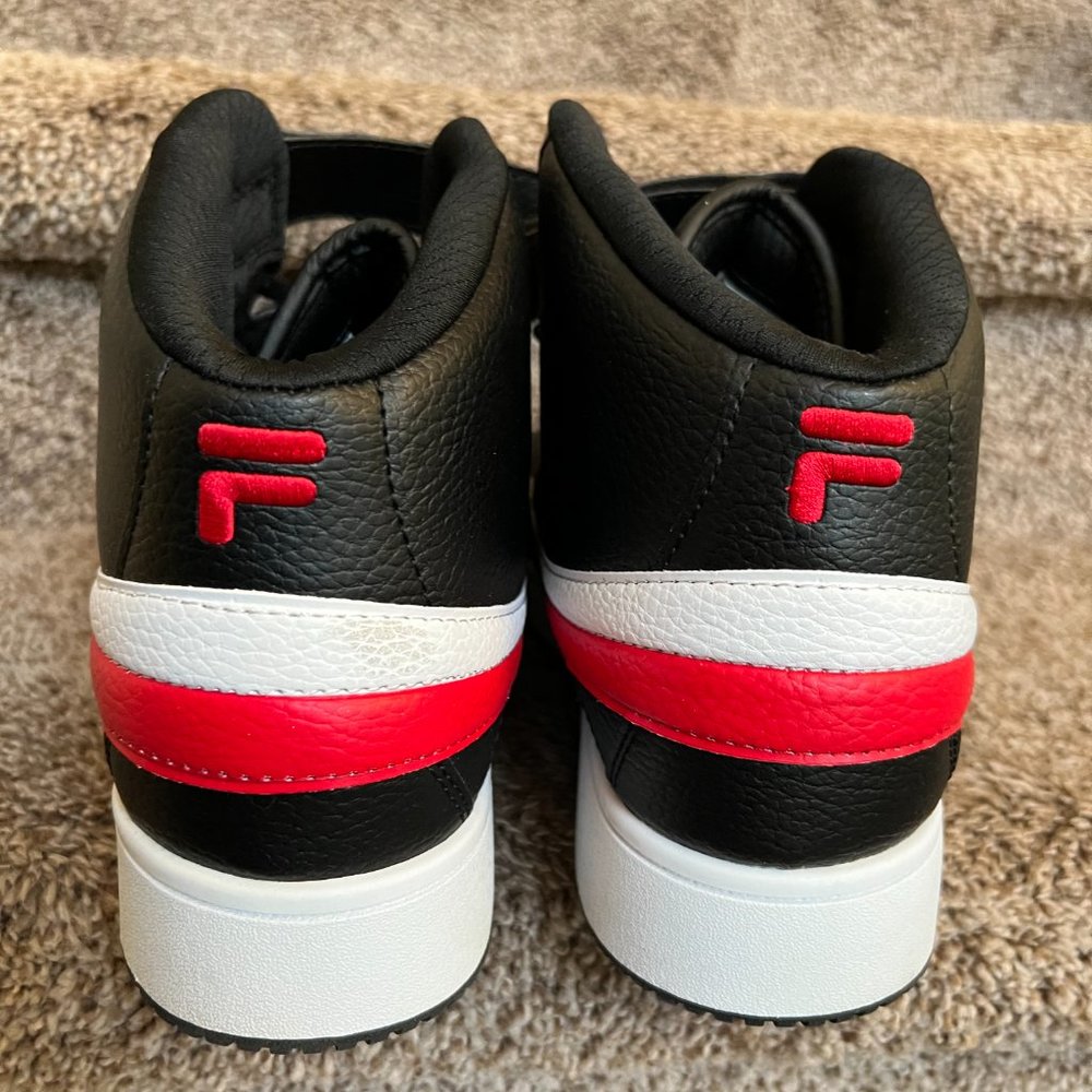Fila Men's Black A-High Top Sneakers - Picture 5 of 12